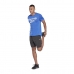 Camisola de Manga Curta Homem Reebok Workout Ready Supremium Azul