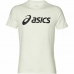 Kortarmet T-skjorte til Menn Asics Big Logo Hvit