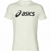 Koszulka z krótkim rękawem Męska Asics Big Logo Biały