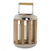 Farol DKD Home Decor Plata Madera Metal (22 x 22 x 32 cm)