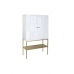 Credenza DKD Home Decor Dorato Metallo Bianco Legno di mango (91 x 44 x 152 cm)