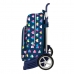 Cartable à roulettes Benetton Corazones Blue marine 30 x 46 x 14 cm