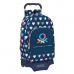 Schoolrugzak met Wielen Benetton Corazones Marineblauw 30 x 46 x 14 cm