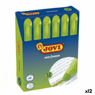 Evidenziatore Jovi Jovi!neon Verde 12 Pezzi