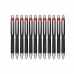 Esferográfica de tinta líquida Uni-Ball Rollerball Jetstream SXN-210 Vermelho 1 mm (12 Peças)