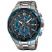 Relógio masculino Casio EFR-539D-1A2VUEF Preto Prateado