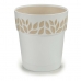 Plant pot Stefanplast STF812 White Beige Plastic 19 x 19 x 19 cm