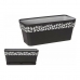 Självvattnande planter Stefanplast 8003507943735 Antracitgrå 13,3 x 12,3 x 29,3 cm Grå Plast