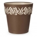 Self-watering flowerpot Stefanplast Gaia Brown Plastic Vanilla 29 x 29 x 29 cm