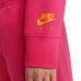 Tyttöjen hupullinen pusero  CROP HOODIE  Nike DM8372 666  Pinkki