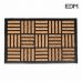 Dørmåtte EDM 74761 Brun Sort 2/8-negro azulado 60 x 40 cm 40 x 60 cm Naturgummi Rektangulær