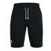 Pantalones Cortos Deportivos para Hombre Under Armour Rival Terry Negro