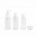 4-in-1 Reis-vloeistofdispenser IDC Institute Transparant Plastic 4 Onderdelen Set