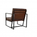 Siège DKD Home Decor Marron Noir Métal 75 x 89 x 90 cm