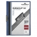 Documenthouder Durable Duraclip 60 Transparant Donkerblauw A4