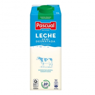 Semi-skimmed milk PASCUAL 1l.