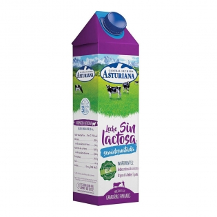 Leche Sin Lactosa Semi 1 L. (6 uds)