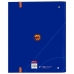 Pasta com argolas Valencia Basket M666 Azul Laranja (27 x 32 x 3.5 cm)