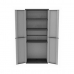 Armadio guardaroba Terry jline268 Nero Nero/Grigio Resina Plastica 68 x 37,5 x 163,5 cm