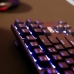 Spilletastatur DR1TECH DR10031 Svart RGB QWERTY (Fikset A)