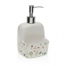 Dispenser di Sapone Versa Sansa Fiori Ceramica 9,4 x 17,8 x 10,5 cm