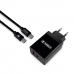 Zidni punjač + Kabel USB A u USB C Subblim CARGADOR ULTRA RAPIDO 2xUSB DE PARED PD18W+2.4A + Cable C to C Negro