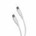 Καλώδιο USB-C Muvit MCUSC0008 Λευκό 1,2 m