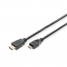 Кабел HDMI Digitus DIGITUS Cable de conexión High speed HDMI Черен 3 m