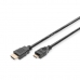 Kabel HDMI Digitus DIGITUS Cable de conexión High speed HDMI Svart 3 m