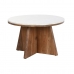 Olohuoneen pöytä DKD Home Decor Marmori Akaasia (70 x 70 x 43 cm)