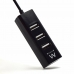 Hub USB Ewent EW1123 Schwarz