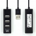 USB-разветвитель Ewent EW1123 Чёрный