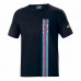 T-shirt med kortärm Herr Sparco Martini Racing Svart (Storlek S)