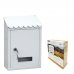 Pašto dėžutė EDM Standard Plienas Balta (21 x 6 x 30 cm)