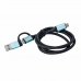 Cablu USB C i-Tec C31USBCACBL Albastru Negru Negru/Albastru 1 m