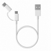 USB-kabel til Micro USB og USB C Xiaomi SJX01ZM Hvid