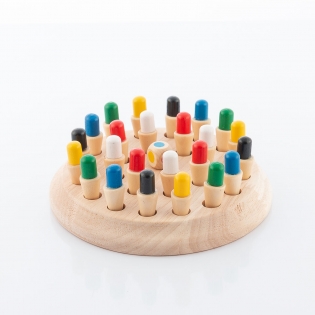 Gioco di società per bambini Memoria in legno Matchstick Gioco di scacchi  Divertimento Block Board