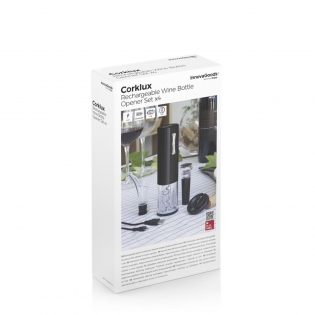 Rechargeable Electric Corkscrew with Accessories for Wine Corklux  InnovaGoods