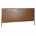 Dientafel DKD Home Decor Gouden Donkerbruin Metaal Mangohout 170 x 40 x 90 cm