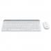 Tastatur og mus Logitech  MK470 Hvid Fransk AZERTY