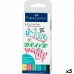 Set de Rotuladores Faber-Castell Pitt Artist Caligrafía Estuche Pastel (5 Unidades)