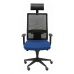 Biroja krēsls ar galvas atbalstu Horna  P&C BALI200 Tumši Zils