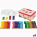 Set Viltstiften Faber-Castell Connector Metalen doos Ballerina Multicolour (9 Stuks)