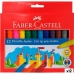 Marker tollkészlet Faber-Castell Jumbo doboza Többszínű (12 egység)