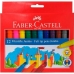 Marker tollkészlet Faber-Castell Jumbo doboza Többszínű (12 egység)