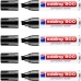 Permanente markeerstift Edding 800 Zwart (5 Stuks)