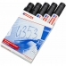 Permanente markeerstift Edding 800 Zwart (5 Stuks)