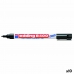 Permanente markeerstift Edding e-8400 Zwart (10 Stuks)