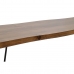 Bench DKD Home Decor 160 x 46 x 46 cm Natural Black Light brown Alpino