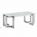 Eettafel DKD Home Decor Kristal Zilverkleurig Staal 180 x 90 x 76 cm Wit